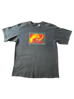 Joe Boxer Surfing Graphic Tee Men's XL Black Beach T-Shirt Cotton CLEAN!